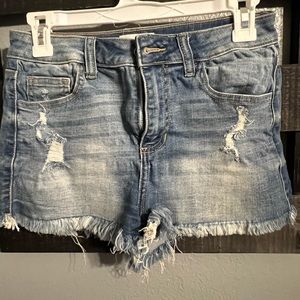 Cello Women’s Distressed Jean Shorts